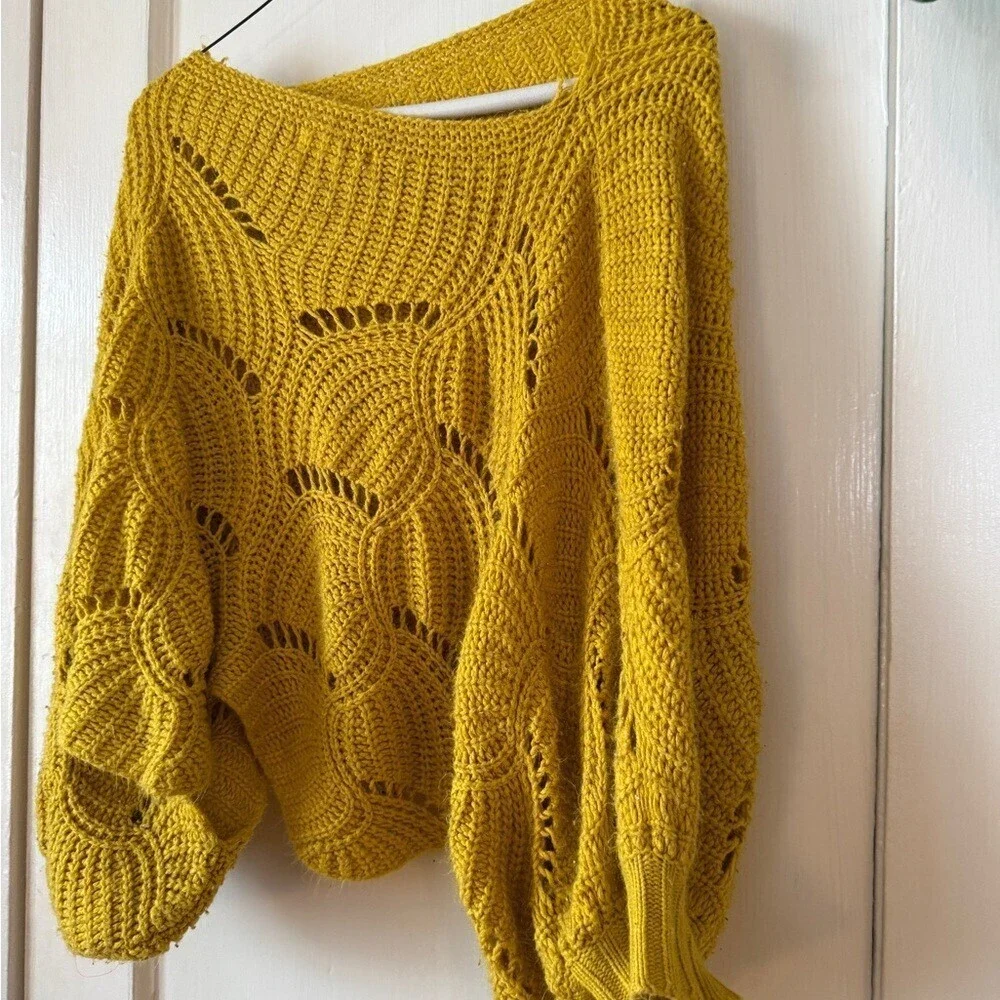 Elodie Mustard Knit Women's Sweater